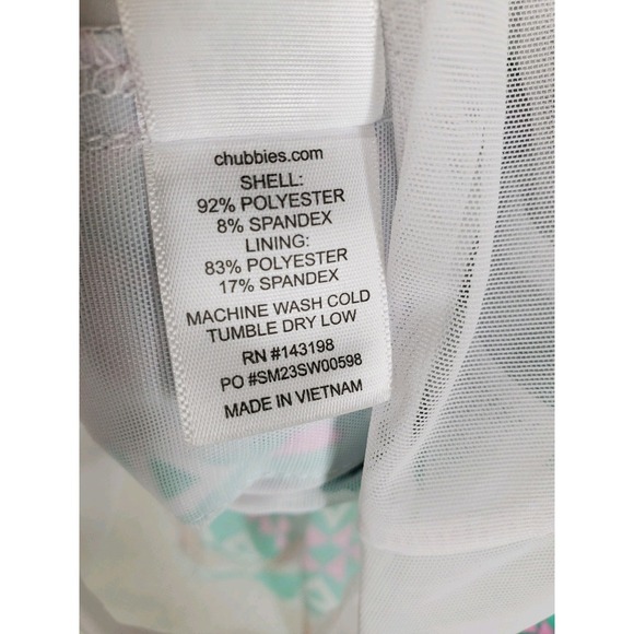 Chubbies Tribal Aztec Swim 7” Trunks Board Shorts Teen XL 18/20 Mens M 30-34 $70 - Picture 13 of 16